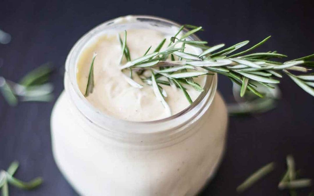 Lemon-Rosemary Mayo - Vegan, Raw, Gluten-Free