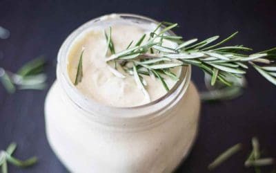 Lemon-Rosemary Mayo (Vegan, Raw, Gluten-Free)