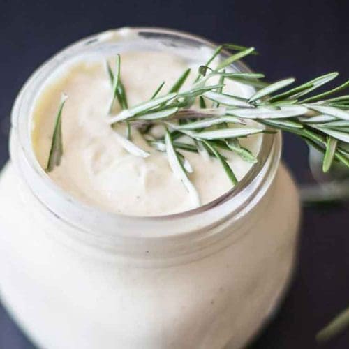 Lemon-Rosemary Mayo - Vegan, Raw, Gluten-Free