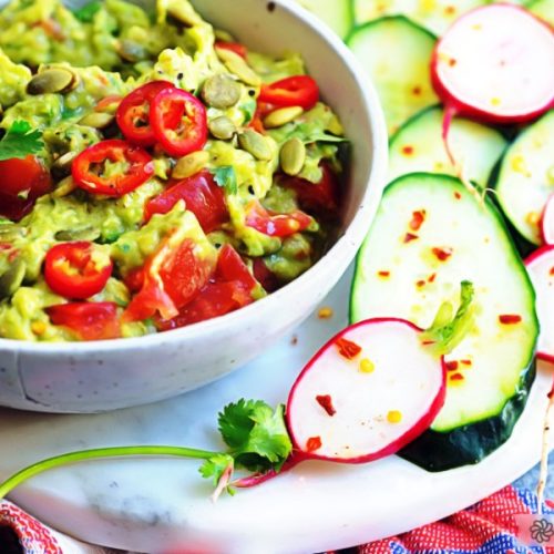 Cucumber Mint Guacamole